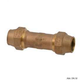Viega Maxiplex-Reparaturkupplung, Modell 9042, 50 mm ohne Innenanschlag, Rotguss