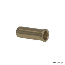 Viega Maxiplex-Stützhülse, Modell 9605 mm, 25 x 2,3 für Gasanwendung nach VP 600 VI, Rotguss