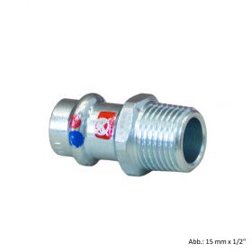 Viega Prestabo labs-frei, Mod. 1111XLLF Übergangsstück mit AG, 64,0mm x R 2 1/2"