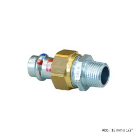 Viega Prestabo labs-frei, Mod. 1165LF ​Übergangsverschraubung, 42 mm x 1 1/2" AG