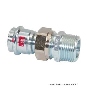 Viega Prestabo Verschraubung, Modell 1165, 42 mm x 1 1/2"