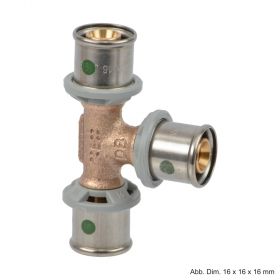 Viega Sanfix P-T-Stück, 40 mm x 32 mm x 32 mm