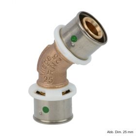 Viega Sanfix P-Winkel 45 Grad, 40 mm