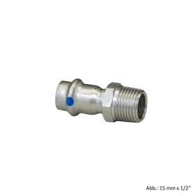Viega Sanpress Inox labs-frei,Mod. 2311XLLF Übergangsstück m. AG,64mm x 2 1/2"