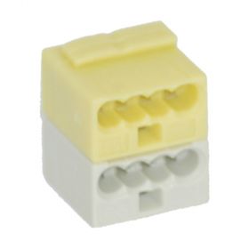 Wago Busankoppler-Klemme 0.6-0.8 mm² e, lichtgrau/gelb 243212