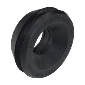 WC-Spülrohrverbinder Gummi schwarz D=55mm f. Rohr 28-32mm (ohne Rosette)