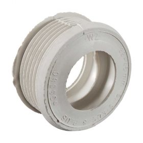 WC-Spülrohrverbinder Gummi weiß D=55mm f. Spülrohr 38-45mm ohne Rosette
