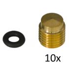 Danfoss Verschlussstopfen für Impulsleitungsanschluss ASV-M/I, 003L8174, 10 Stk.