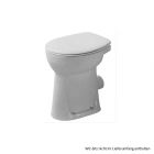 Duravit Sudan Stand-Flachspül-WC (+100mm) behindertengerecht,Abgang waagr., weiß