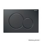 Geberit Betätigungsplatte Sigma01, 2-Mengen-Spülung, "tiefschwarz", 115770DW5