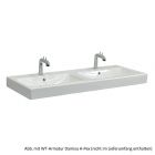 Geberit Doppelwaschtisch iCon 120 x 48,5 cm, weiß KeraTect, 124120600