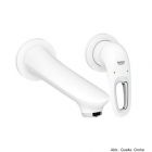 GROHE 2-Loch-WT-Wandbatterie Eurostyle FMS für 23571, moon white 19571LS3