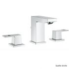 GROHE Eurocube 3-L-EH-Waschtischbatt. Zugstangen-Ablaufg. chrom, 20351000