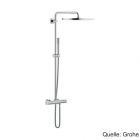GROHE Rainshower Duschsystem AP inkl. Kopf- & Stabhandbrause, verchromt 27174001