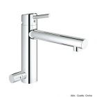 GROHE Concetto Spültischbatterie,integriertes Geräteabsperrventil,chrom 31209001