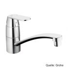 GROHE Eurosmart C Spültischbatterie m. flachem, schwenkbarem Auslauf, chrom