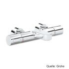 GROHE Grohtherm 3000 C Thermostat-Wannenbatterie AP, verchromt 34276000
