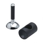 48410.74 - Abdeckung und Griff für Damixa Arc Spültisch- und Waschtisch- /Bidetarmatur, Farbe chrom/schwarz