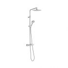 Damxia Silhouet Thermostat Duschsystem mit integr. Umstellung, „Silber“,5795430