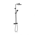 Damxia Silhouet Thermostat Duschsystem mit Umstellung, "Mattschwarz“,5795461