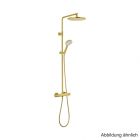 Damxia Silhouet Thermostat Duschsystem mit Umstellung,"Messing gebürst.“,5795479
