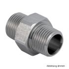 Geberit Übergang mit Anschluss für MeplaFix und Außengewinde, Cr-Ni-Mo-Stahl, AG R 1/2", MF 1/2"