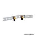 Geberit PushFit Anschlusswinkel 90° vormontiert zweifach, 20mm x Rp 1/2",Messing
