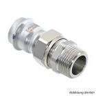 Viega Sanpress Inox labs-frei,Mod. 2365LF Übergangsverschraubung,22mm x 3/4" AG