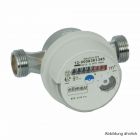 Allmess Aufputz-Wasserzähler Universal EVK 3/130-V-1/2"+m(kalt bis 30°C),3/4"AG