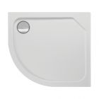 Viertelkreisduschwanne Asta R 100x90x2,5 cm R 55 rechts, weiß