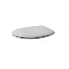 Duravit Duraplus WC-Sitz mit Deckel und Edelstahl-Scharnieren, weiß, 0064200000