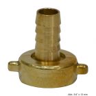Messing 2/3 Schlauchverschraubung,reduziert, ÜWM IG x Schlauchtülle, 1/2" x 10mm