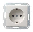 Gira System 55 SCHUKO-Steckdose 16A, 250V, reinweiß seidenmatt 018827