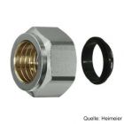 HEIMEIER Klemmverschraubung vernickelt f. Cu-/Stahlrohr 18mm ,G 3/4"AG,131318351