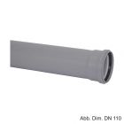 HT-Abflussrohr mit Dichtring, DN 90 x 1000 mm