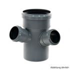 HT-Eck-Doppelabzweig DN 110-50-50 - 67°