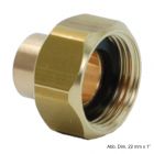 Kemper Lötverschraubung aus Rotguss, DN 50, 54 mm - 2 3/8" IG, 4760405000