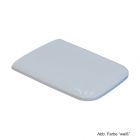 Geberit WC-Sitz iCon Square mit Deckel, Scharniere Metall mit Absenkautomatik, weiss, 571910000