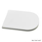 Geberit Renova Plan WC-Sitz mit Deckel, Scharniere Edelstahl u. Absenkautomatik, weiß, 572145000