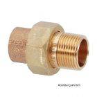 Lötfitting Rotguss Verschraubung,konischd.,mit 1 AG, Serie 4341G, 10mm x 1/4"