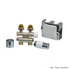 Oventrop Anschluss-Set für Badheizkörper Multiblock TF/Uni SH, schwenkbar