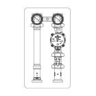 Oventrop Kesselanbindesystem Regumat S-180 DN 32 ohne Pumpe mit PKH, 1355075