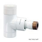 Oventrop Design Thermostatventil Baureihe E - Eckform 1/2", anthrazit