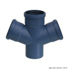 POLOPLAST POLO-KAL NG Doppelabzweig DN 110/ 75, 67,5/ 180°