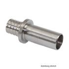 Rehau Rautitan SX System-Pressübergang kurz, 20 mm x P18 mm, 33 mm