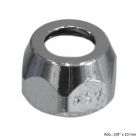 Quetschverschraubung 3/8" x 8 mm, verchromt