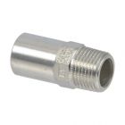 Viega Sanpress Inox-G Einsteckstuck mit AG, 18 mm x 1/2"