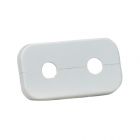 Viega Doppelrosette Für HK-Anschluss, Modell 1079.3, 110 x 60 x 10 x 17mm, Stichmaß 50 mm