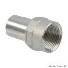 Viega Sanpress Inox-G Einsteckstuck mit IG, 15 mm x 1/2"