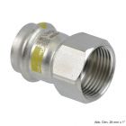 Viega Sanpress Inox-G ubergangsstuck mit IG, 15 mm x 1/2"